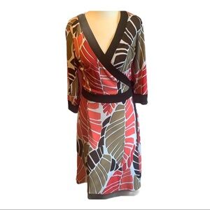 ALFANI | Colorful Wrap DRESS